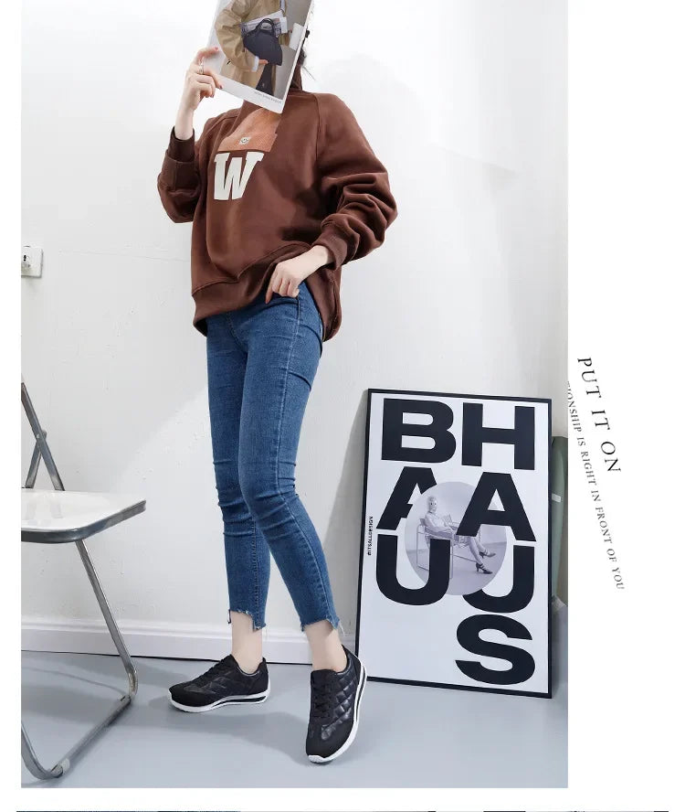 Women's Sneakers Fashion Ladies Vulcanize Shoes Outdoor Running Walking Female Shoes Comfort Lightweight Sneakers