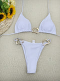 Triangle String Bikini 2026 Women Halter Swimsuit Solid Sexy Swimwear Female Bathers Bathing Swimming Swim Suit Beachwear