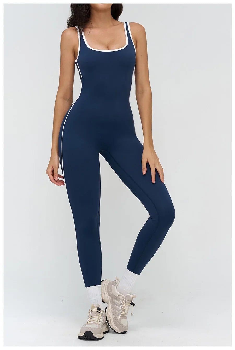 Women Jumpsuit Gym Set Yoga Suit Back Cross Sportswear Sports Jumpsuit Fitness Dance Performance Rompers Workout Bodysuits