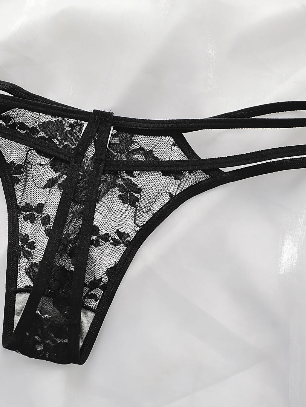 5PCS Women's Sexy And Fun Hollow Lace Underwear Easy to Wash And Dry, Traceless Antibacterial Underwear C830