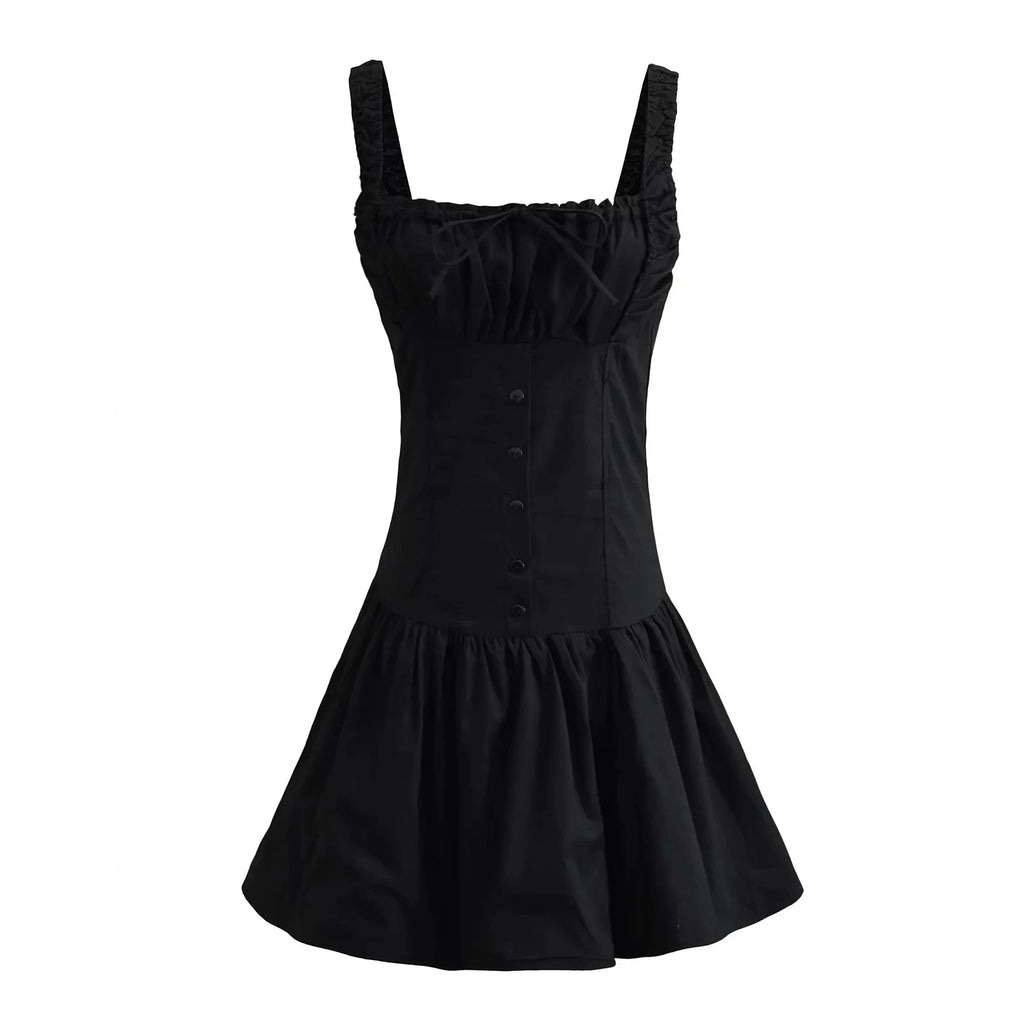 Bowknot White Summer Women's Dress Elegant Tank Beach Long Sundress Vestidos Sleeveless Holiday Chic Black Slim Maxi Dress 2025