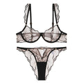 Summer French Minimizer Bra Beachwear Large Bust Pure Embroidery Lace Ultra Thin Plate Size Light Support Wirefree AU MOYISU