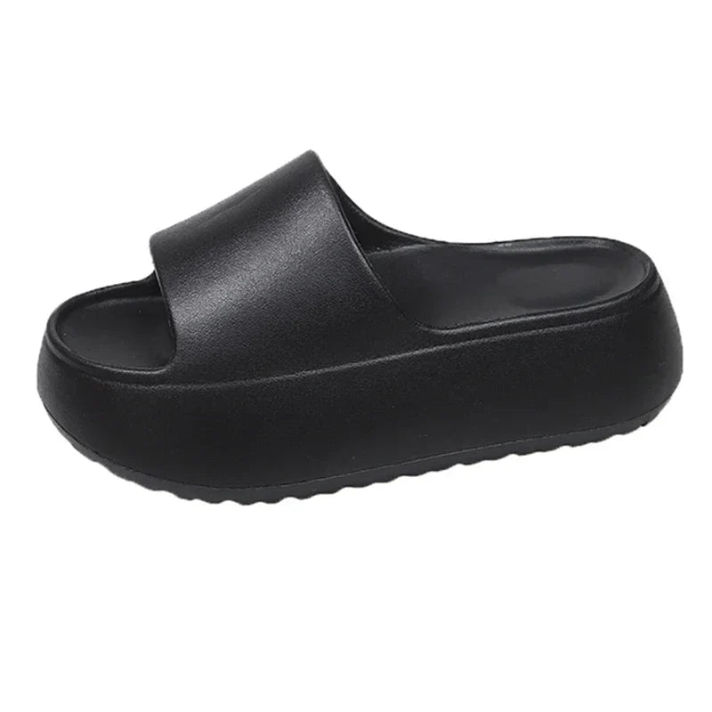 Summer Eva Chunky Platform Slippers Women Comfortable Soft Thick Bottom Sandals Woman 2025 Non Slip Beach Flip Flops Female