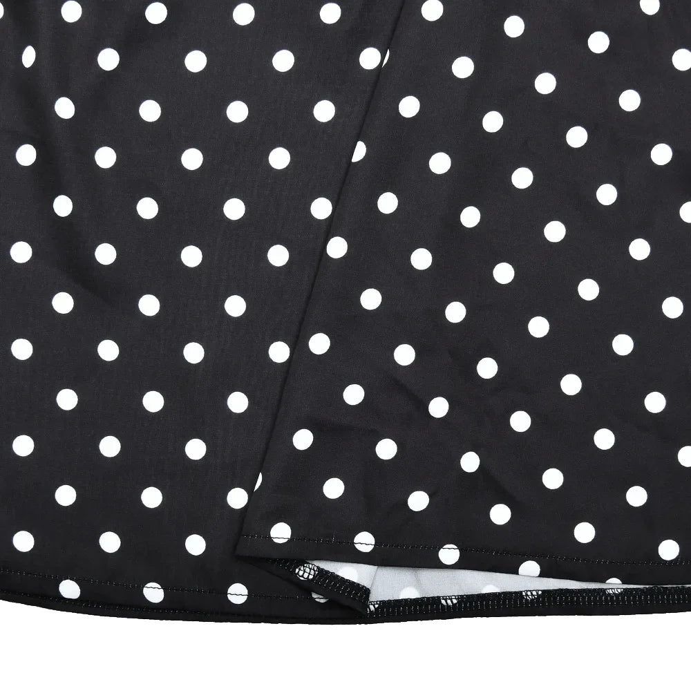 FDYOUI Woman Clothes Halter Sleeveless Polka Dot Satin Short Dress 2026 Summer Sexy Bandage Backless Mini Evening Party Dresses