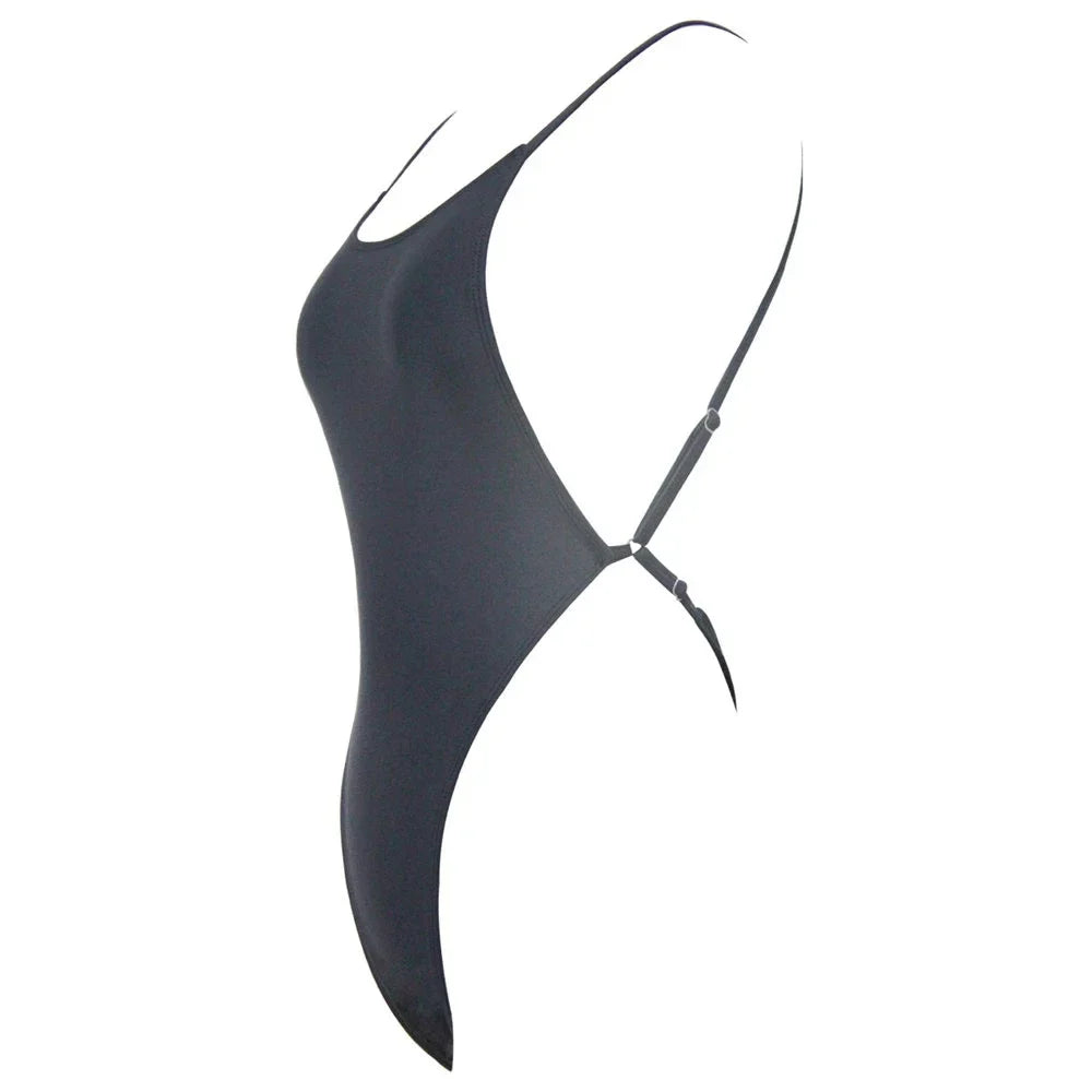 Extreme Mini Micro String Backless Women Swimwear One Piece Swimsuit Female High Cut Monokini Thong Bathing Suit Swim Beachwear