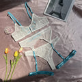 Plus Size Lace Bra Sets Sexy Lingerie For Women Thin Breathable Comfortable Bra And Panty Sets Babydoll Dress Intimate Underwear