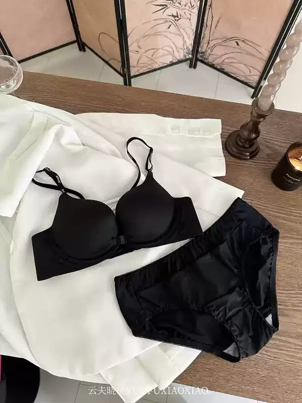 MOYISU Japanese Dopamine Front Button Small Chest Lift Show Large|Women's Anti-Sag Summer Sexy Beauty Bra Top Comfort Fit