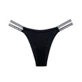 Sexy Panties Women Thongs Rhinestones Diamonds G-string Sports Thong Low Waist Shorts Briefs T-back Fitness S-XL