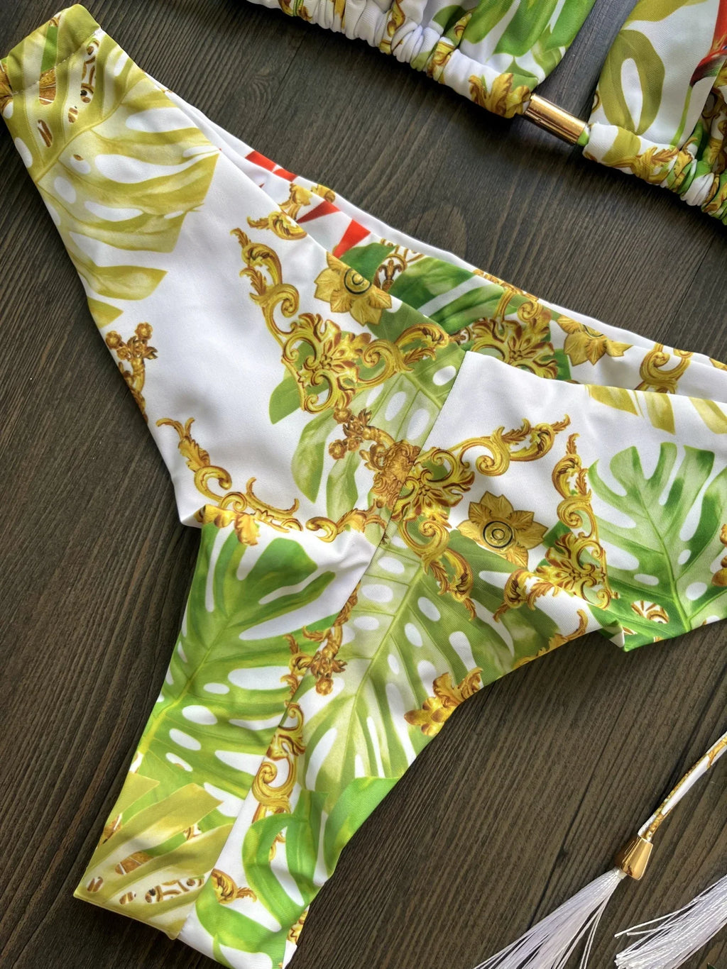 RUOTONSEPT 2024 Sexy Print Bandage Bikinis Set Women Swimsuit Two-piece Triangle Halter Swimwear Bathing Suit Brazilian Biquinis