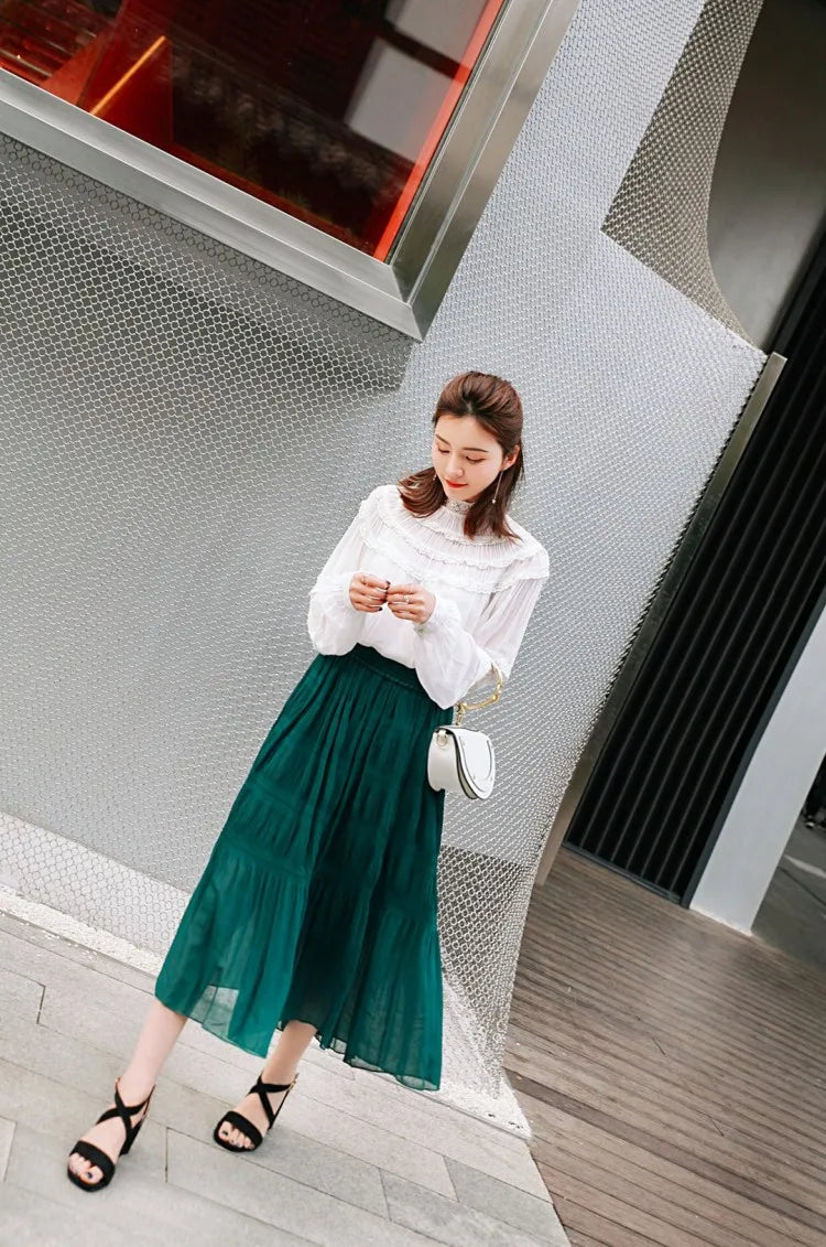 Big Size Casual Women Sandals Black Flock 7cm High Square Heels Peep Toe Summer Cross Buckle Strap Party Office Red Lady Sandals