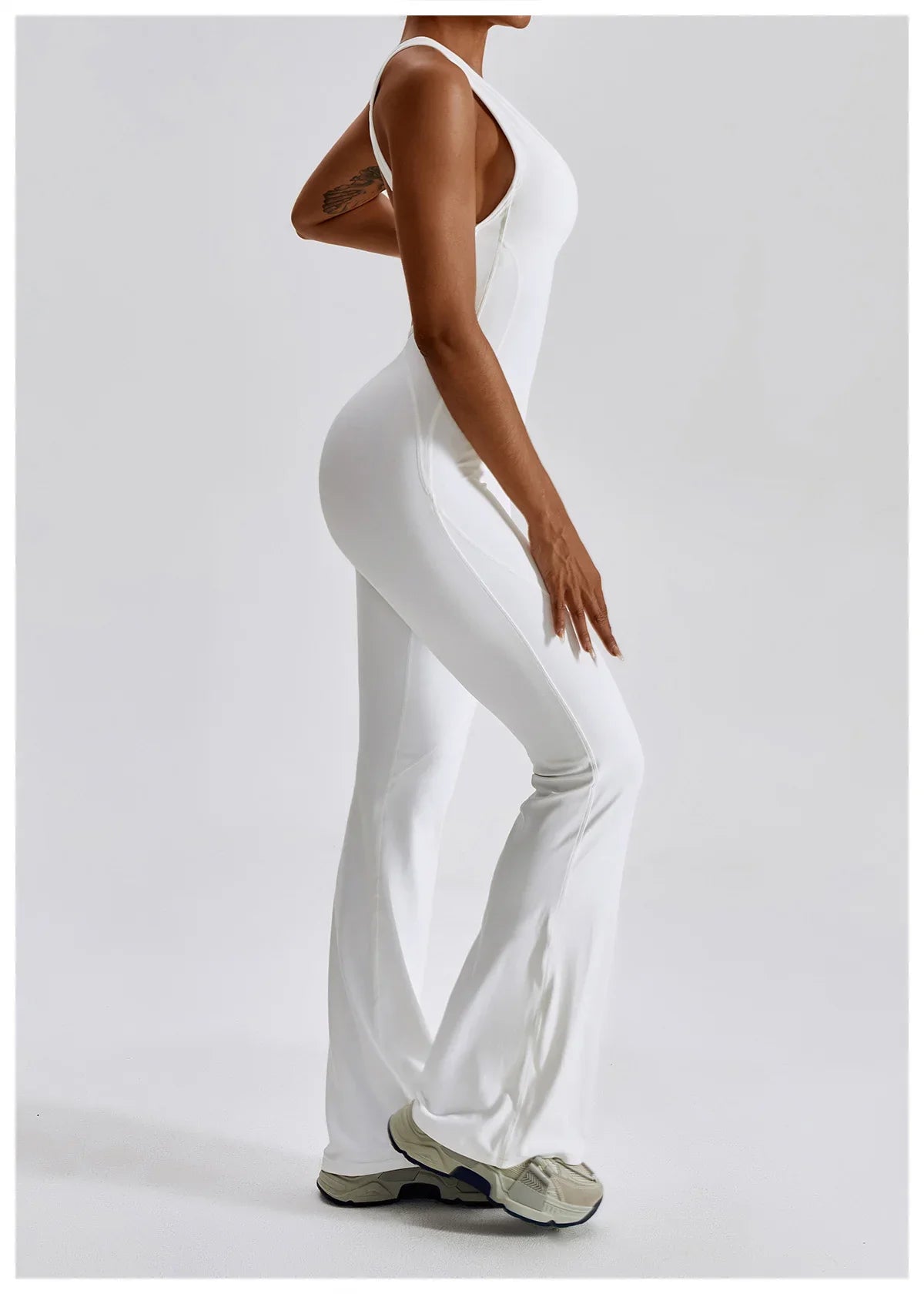 Women Fitness Bodysuit Backless One Piece Yoga Set Jumpsuit Sports Gym Workout Clothes Tights Active Wear Slim Playsuit Female