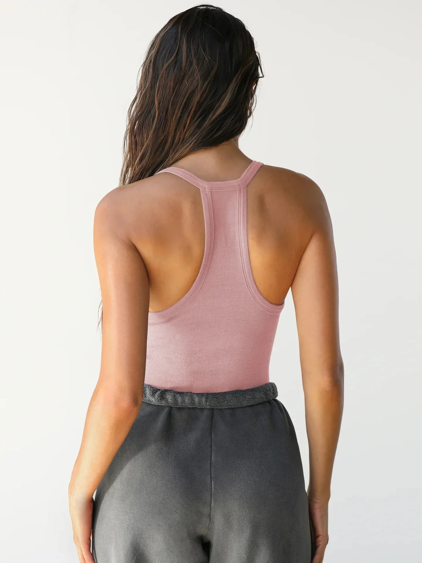Sporty Style Tank Top Women Yoga Style Vest Solid Color Slim Fit Strapless Sportswear 2026 New Summer Dress up Female Clothing