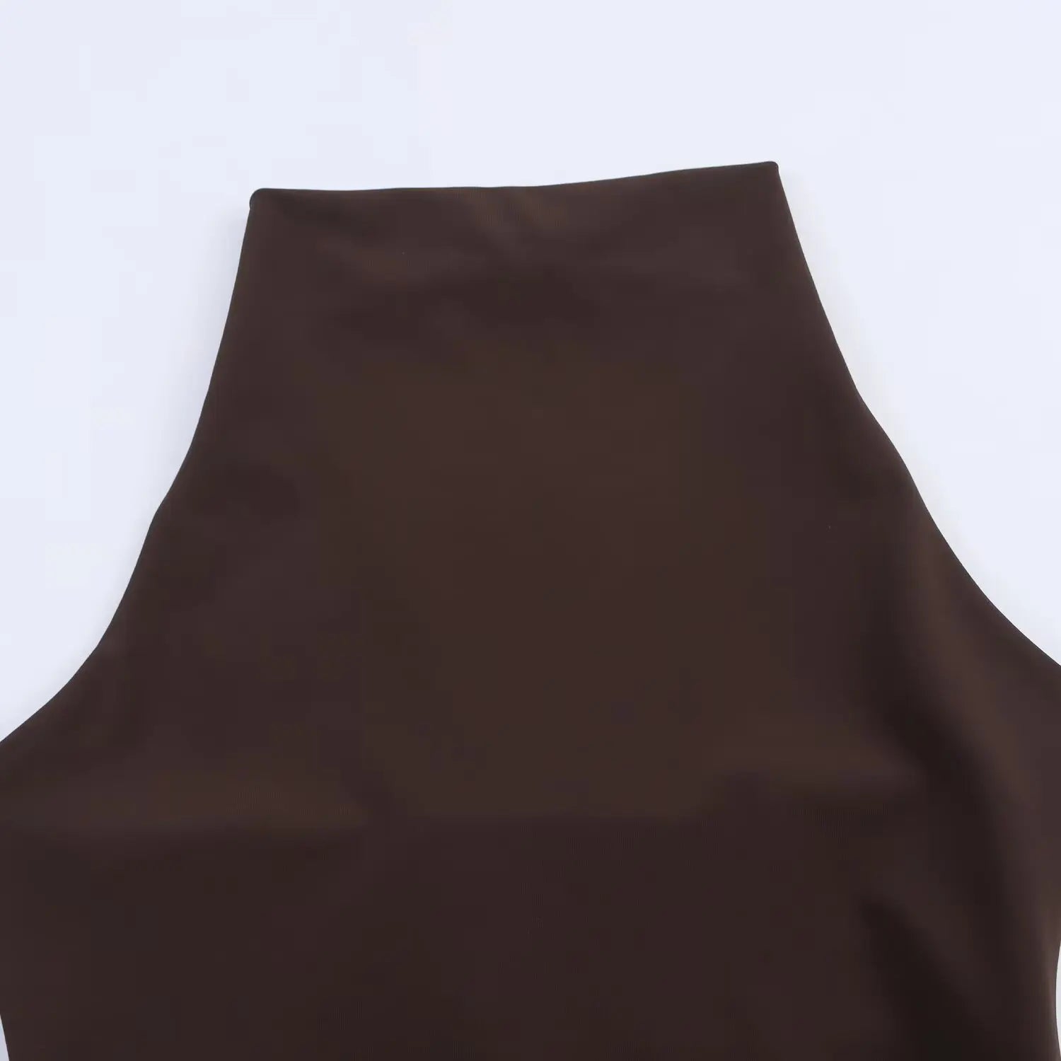 Women's Sexy And Alluring Off-shoulder Halter Neck Ruched Slim-fit Waist-cinching Solid Color Dress Pure Desire Elegant WXRY