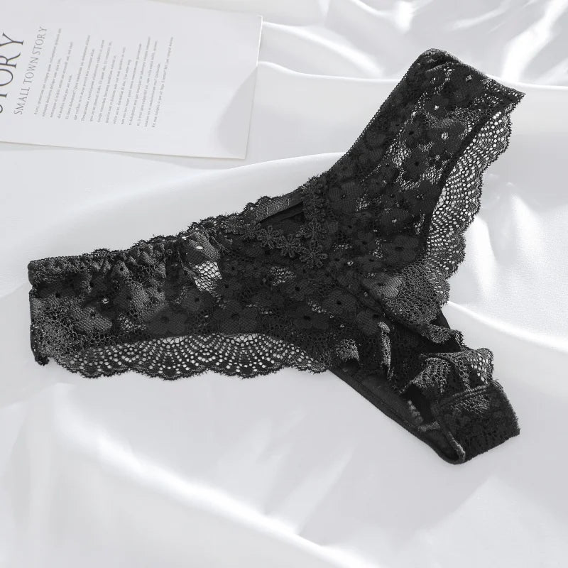 1Pcs Women Cotton Lingerie Sexy Thong Soft Fashion Panties Femme Design Underwear Pantys Underpant Lingerie Lace Intimates S-XL