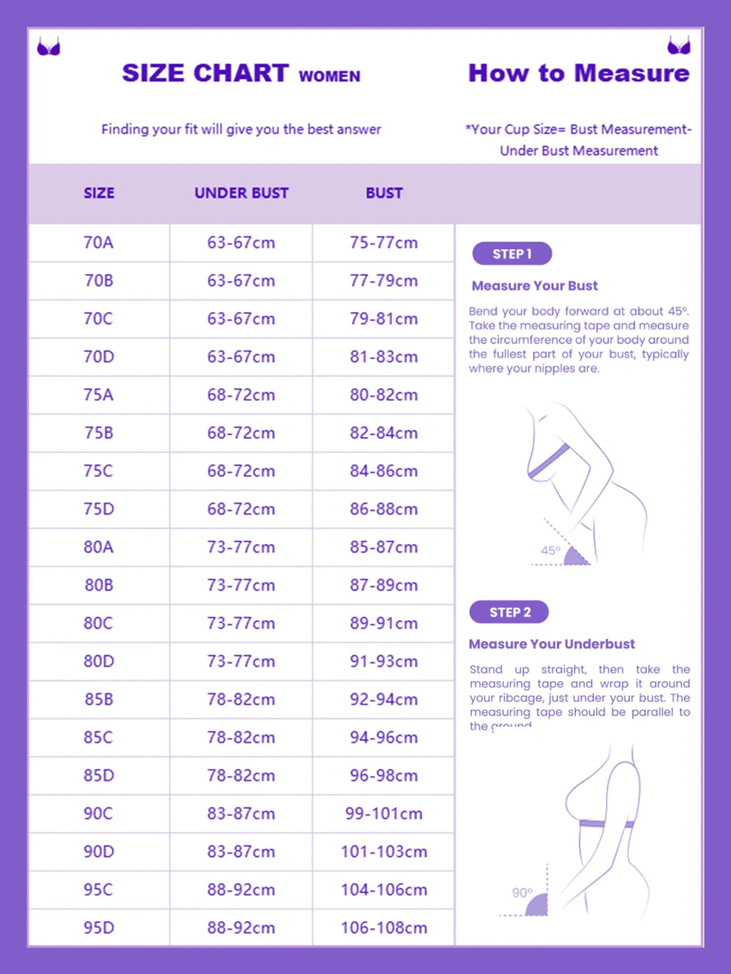 Women's Front Closure Underwire Bra Solid Color Push Up Bralette Sexy Deep V Lingerie Underwear Padded Bra