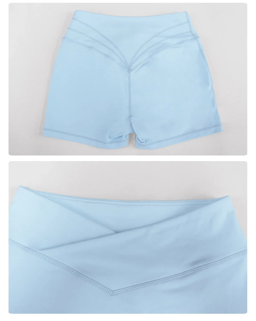 Outdoor Running Yoga Shorts Women Summer Crossed V Waist Hip Lifting Fitness Tight Sports Pants Quick Drying Gym Fitness Shorts