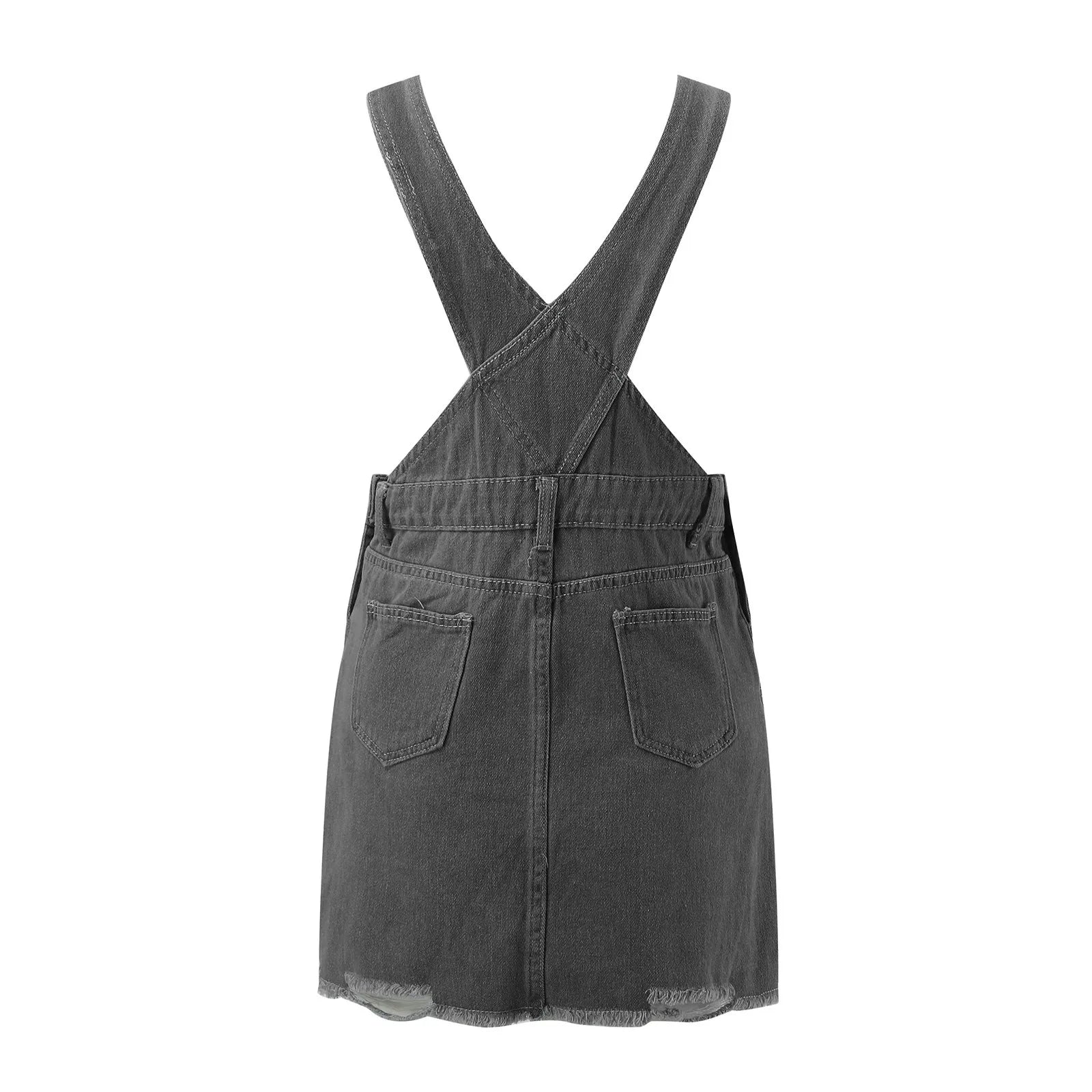 Casual Women Skirts Women'S Flag Denim Bib Overall Shorts Rompers Independence Day Clothes Faldas Para Mujeres Roupas Feminina