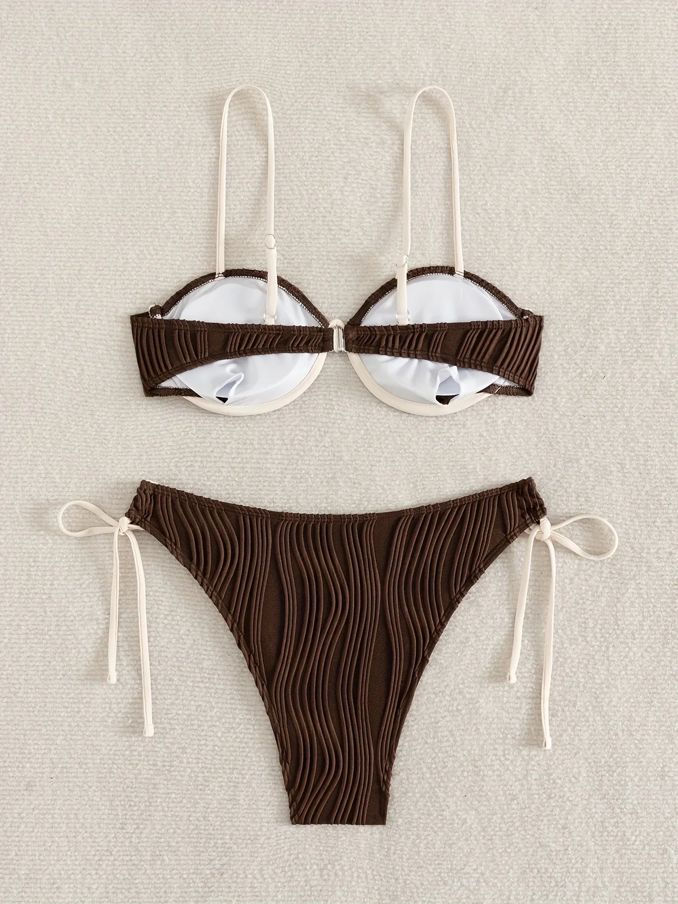 ZTVitality Sexy Patchwork Underwire Bikini 2025 New Arrival Biquini Padded Bra Push Up Bandage Swimsuit Women Swimwear Beachwear