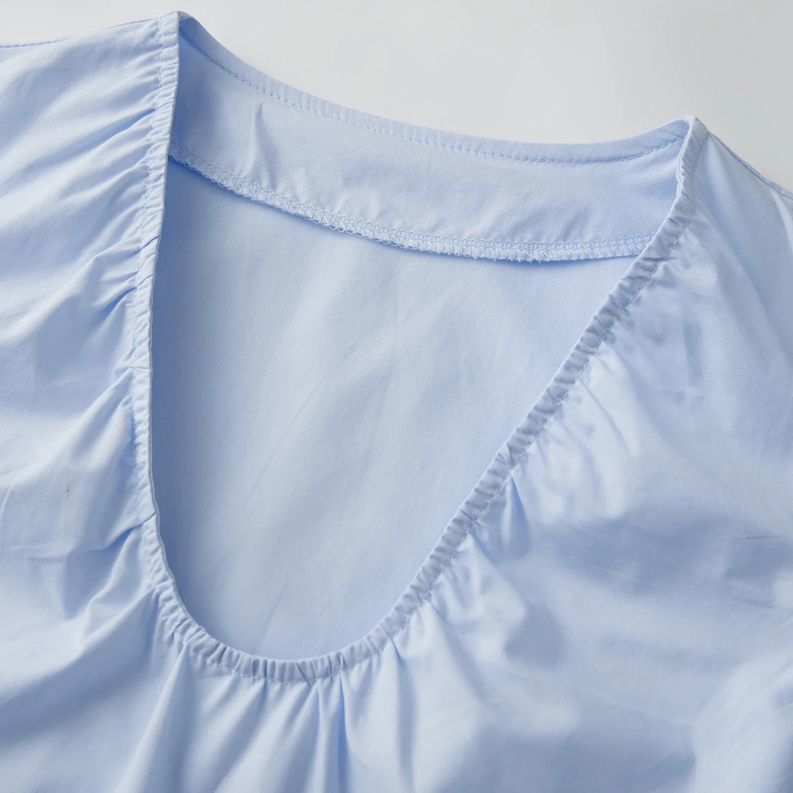 Women Summer Solid Color V Neck Loose Tank Dress Sleeveless Beach Mini Dresses with Pocket