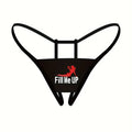 Black Print Thongs Seamless Intimates Panties Outfits G-strings