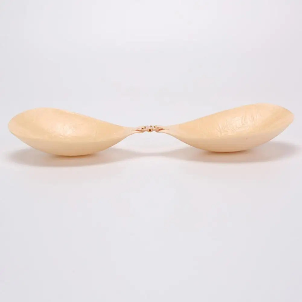 Women Silicone Chest Pad Anti-slip Invisible Thickened Breast Support Sticky Pasties Nipple Covers Strapless Adhesive Bra