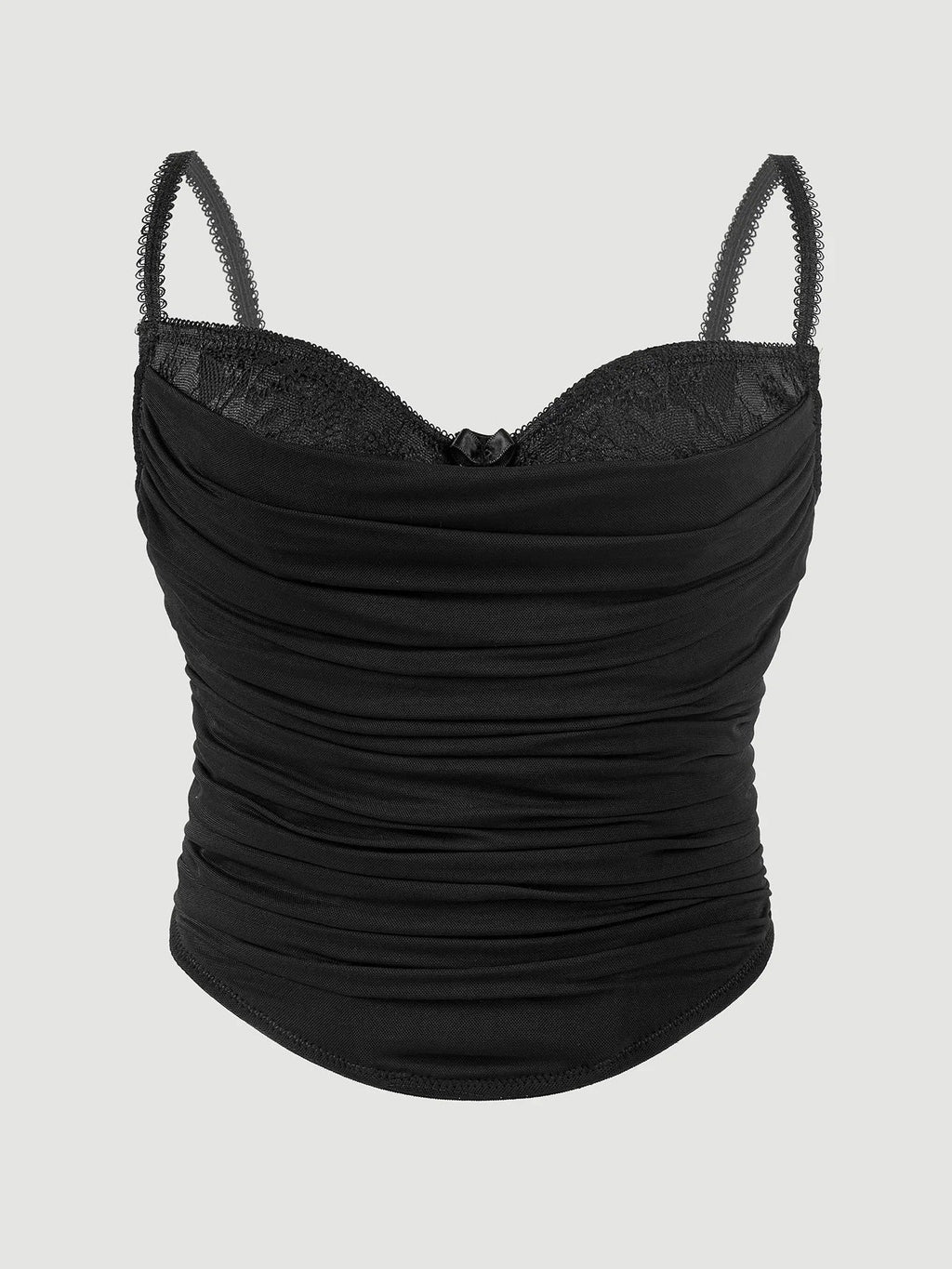Camisole Tight Corset Sexy Transparent Mesh Patchwork Tube Top Slimming Hot Girl Outerwear Party Crop Top Pure Desire Top C9L1