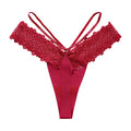 Lace Girls G String Thin Sexy Panties Seamless Women Briefs Ice Silk Thong Hollow Out Low Waist Underwear Female Lingerie