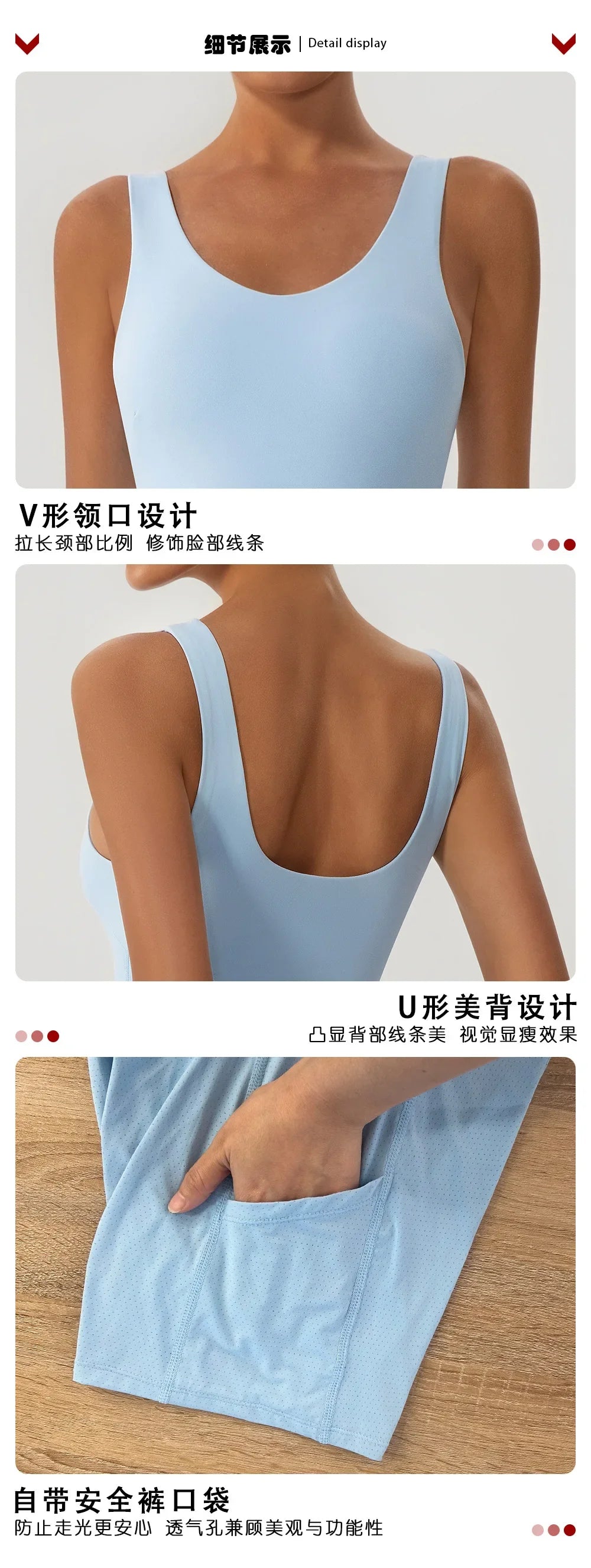 Tennis Fitness Dresses Women Fake Two Piece Sports Dress Outdoor Casual High Elasticity  Running Yoga Golf Mini Skirts