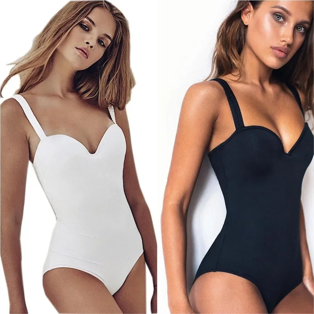 Sexy Underwired Bra Cup One Piece Swimsuit Women Swimwear Female Monokini Push Up Bather Bathing Suit Swim Wear Sexy Bodysuit