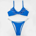 ZTVitality Ruffles Splicing Sexy Women Swimsuit 2025 New Arrival Padded Low Waist Summer Bikini Beach Swimwear Brazilian Biquini