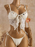S - XL Sequins Mesh Sheer Bikini Women Swimsuit Female Swimwear Two Pieces Bikini Set High Cut Bathing Suit Swim Lady Beachwear