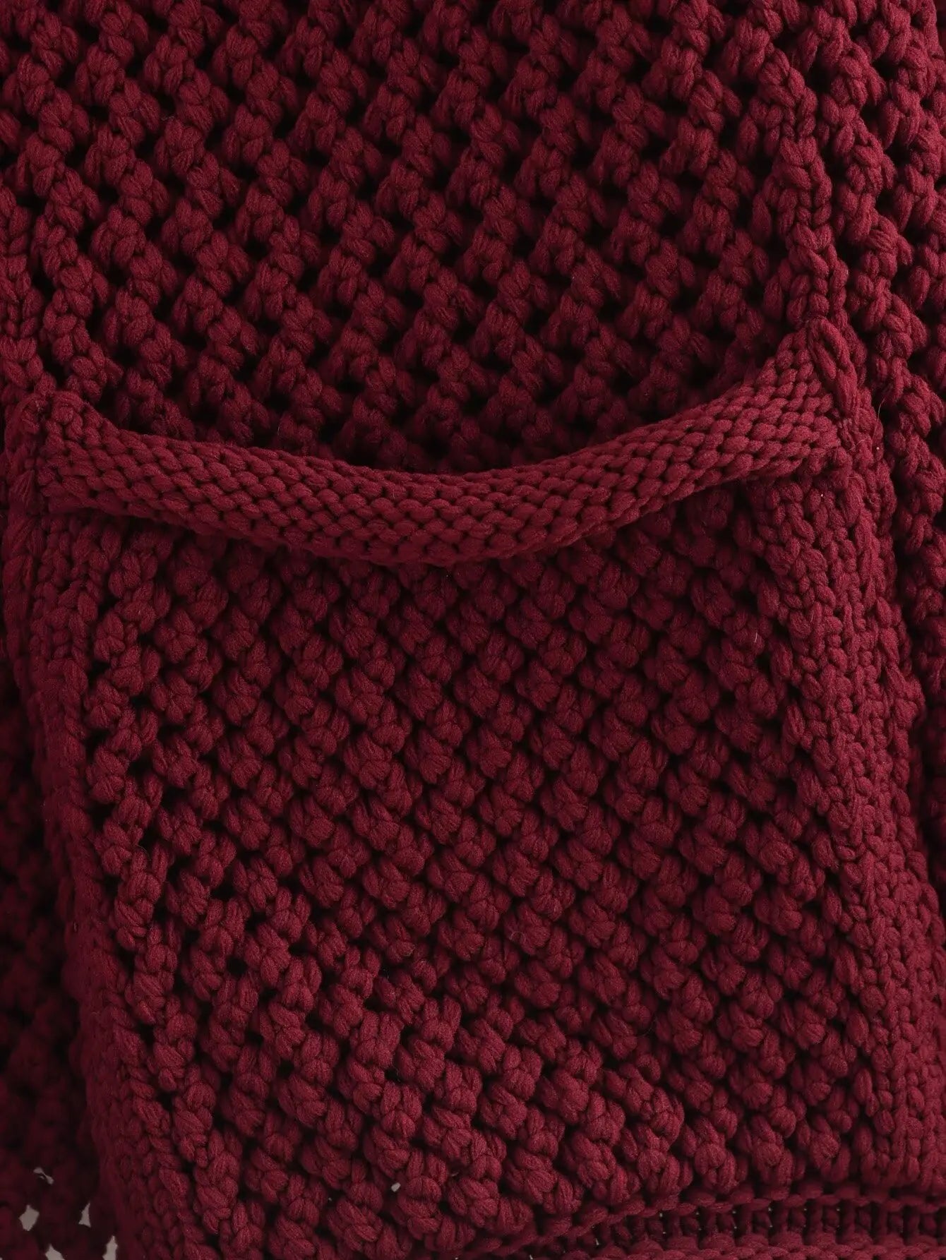 Foridol Autumn Winter New Burgundy Cardigan Women Knitted Long Sleeves Femme Casual Sueter Mujer Loose Short Sweater Buttons