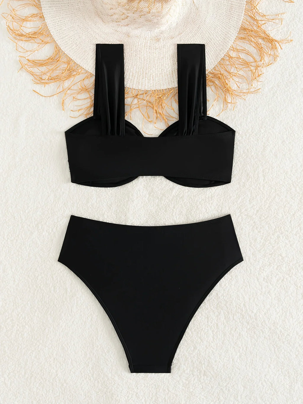 ZTVitality Sexy Solid Bikinis 2026 New Arrival Padded Push Up High Waist Swimsuit Women Swimwear Beachwear 2Piece Bikini Summer
