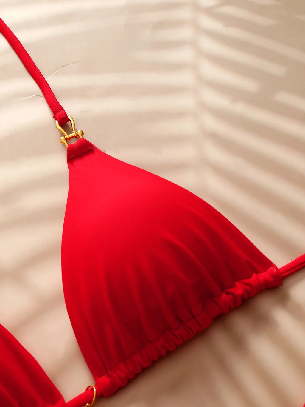 Halter Triangle String Bikinis 2026 Women Sexy Swimsuit Solid Stars Swimwear Female Bathers Bathing Swimming Swim Suit