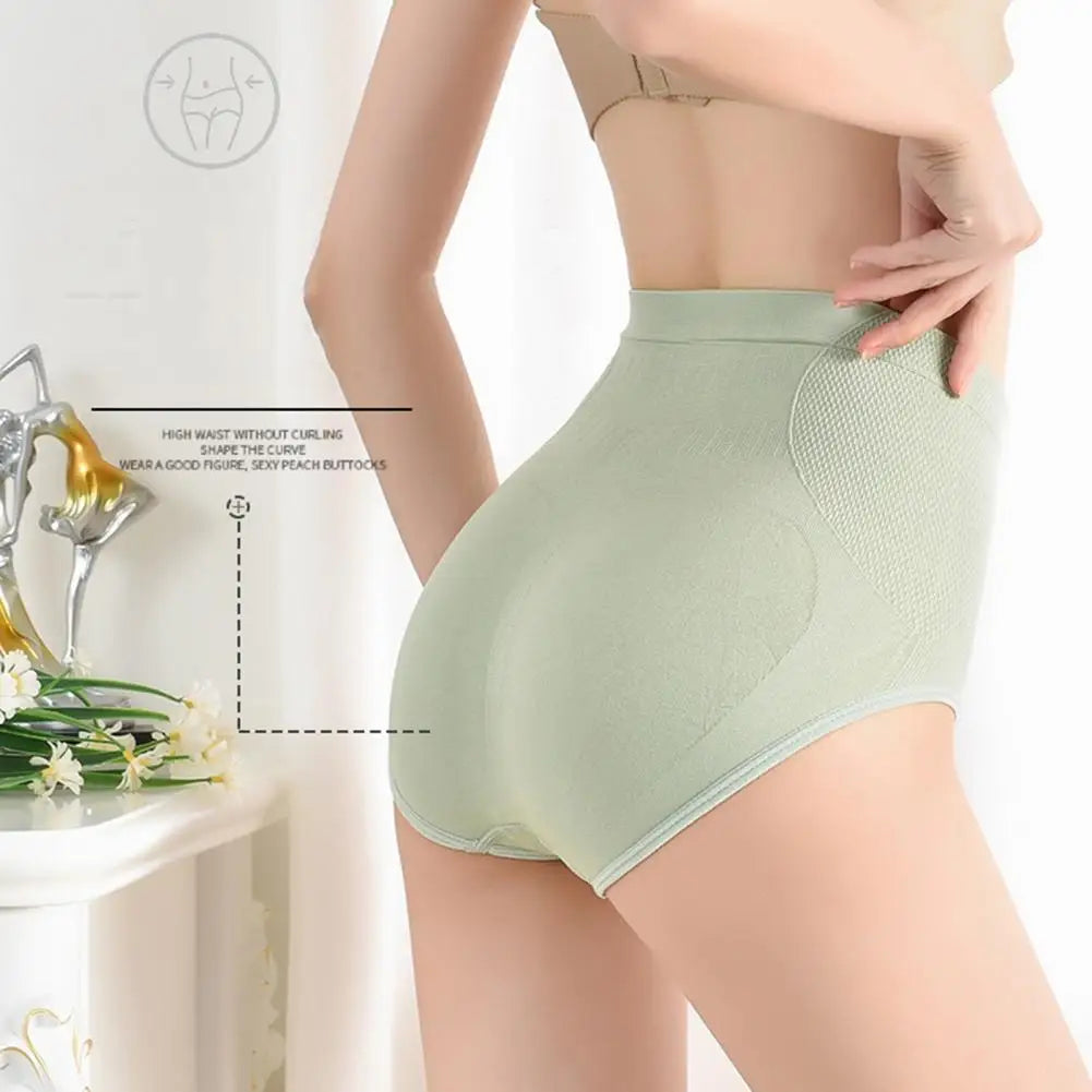 Women High Waist Shaping Panties Slimming Tummy Underwear Butt Lifter Seamless Briefs Shapewear Breathable Body Shaper