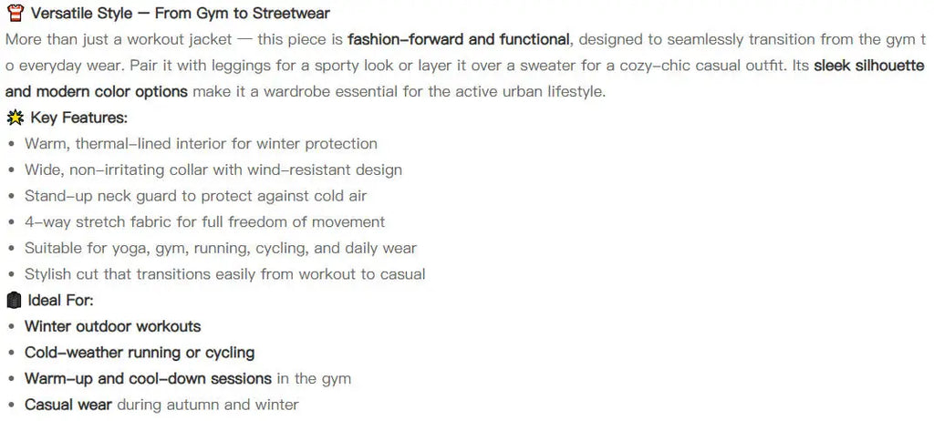 Women's High-End Velvet Yoga Jacket Stand Collar Long Sleeve Fitness Running Training Top for Autumn Winter Sports