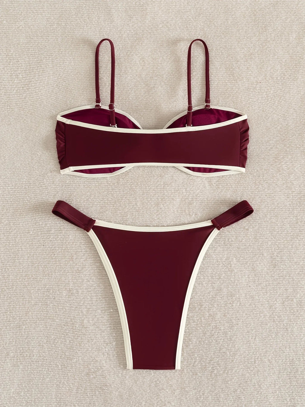 ZTVitality Sexy Patchwork Bikinis Push Up Bikini 2026 New Arrival Padded Bra Mid Waist Swimsuit Women Swimwear Summer Beachwear