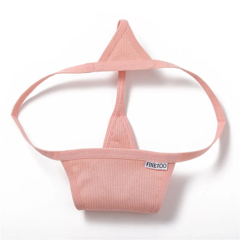 3Pcs/set Cotton Thongs M-XL Sexy Bikini Panties Women T-Back Underpants Girls Low Waist G-string Underwear Female Lingerie 2022