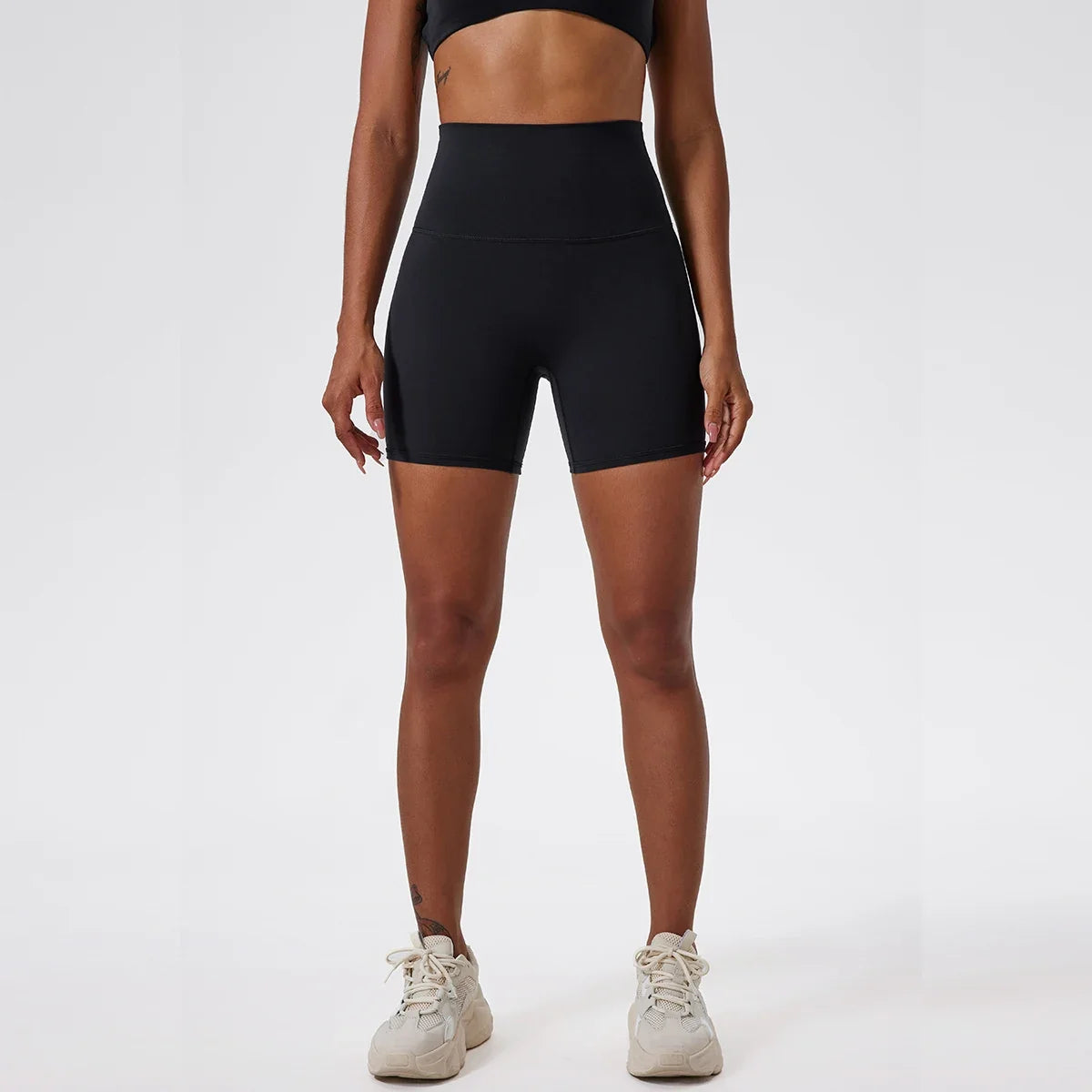 Hearuisavy Summer Soft Sports Shorts Buttock Lift Gym Leggings Women High Waist Yoga Shorts Women Running Cycling Workout Shorts