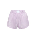 Women Striped Casual Shorts Elastic Waist Wide Leg Short Pants Summer Streetwear for Daily Date