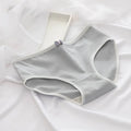1Pc Women's Underwear Cotton Panties Comfort Briefs Low Waist Seamless Underpants Solid Color Lingerie