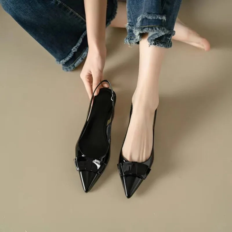 New  Women Sandal Shoes Fashion Slingback Shoes Thin High Heel Outdoor  New Woman
