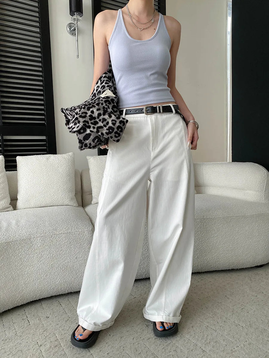 Sports vest U-neck slim fit camisole bottoming T-shirt