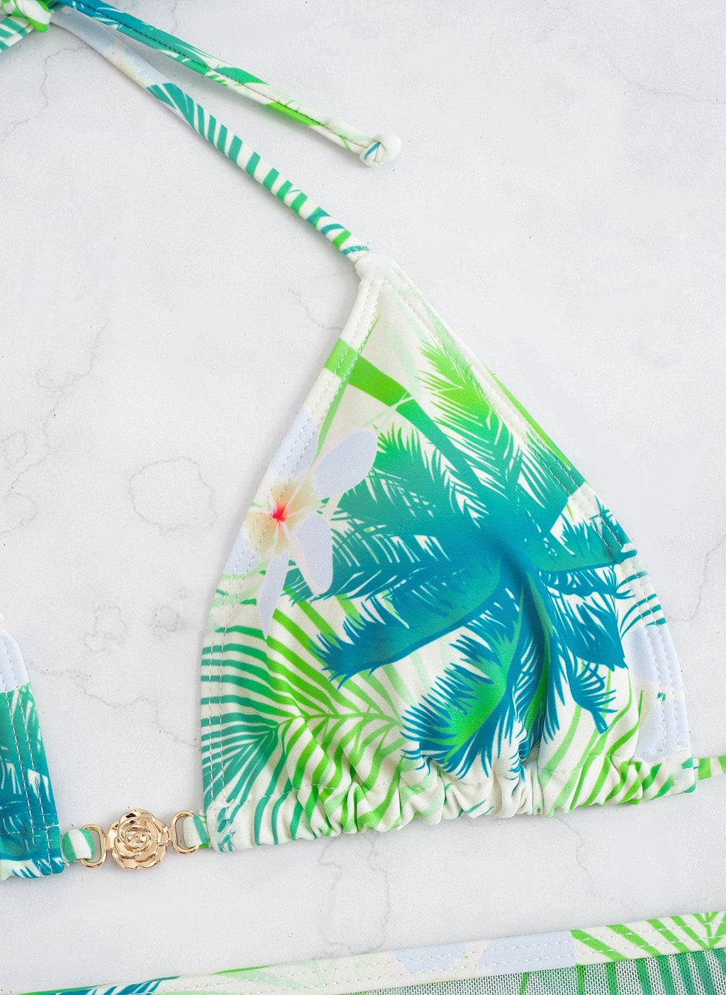 3 Pieces Halter Triangle Bikini 2026 Print Swimwear Female Sexy Swimsuit Women & Beach Skirt Bathers Bathing Swimming Swim Suit