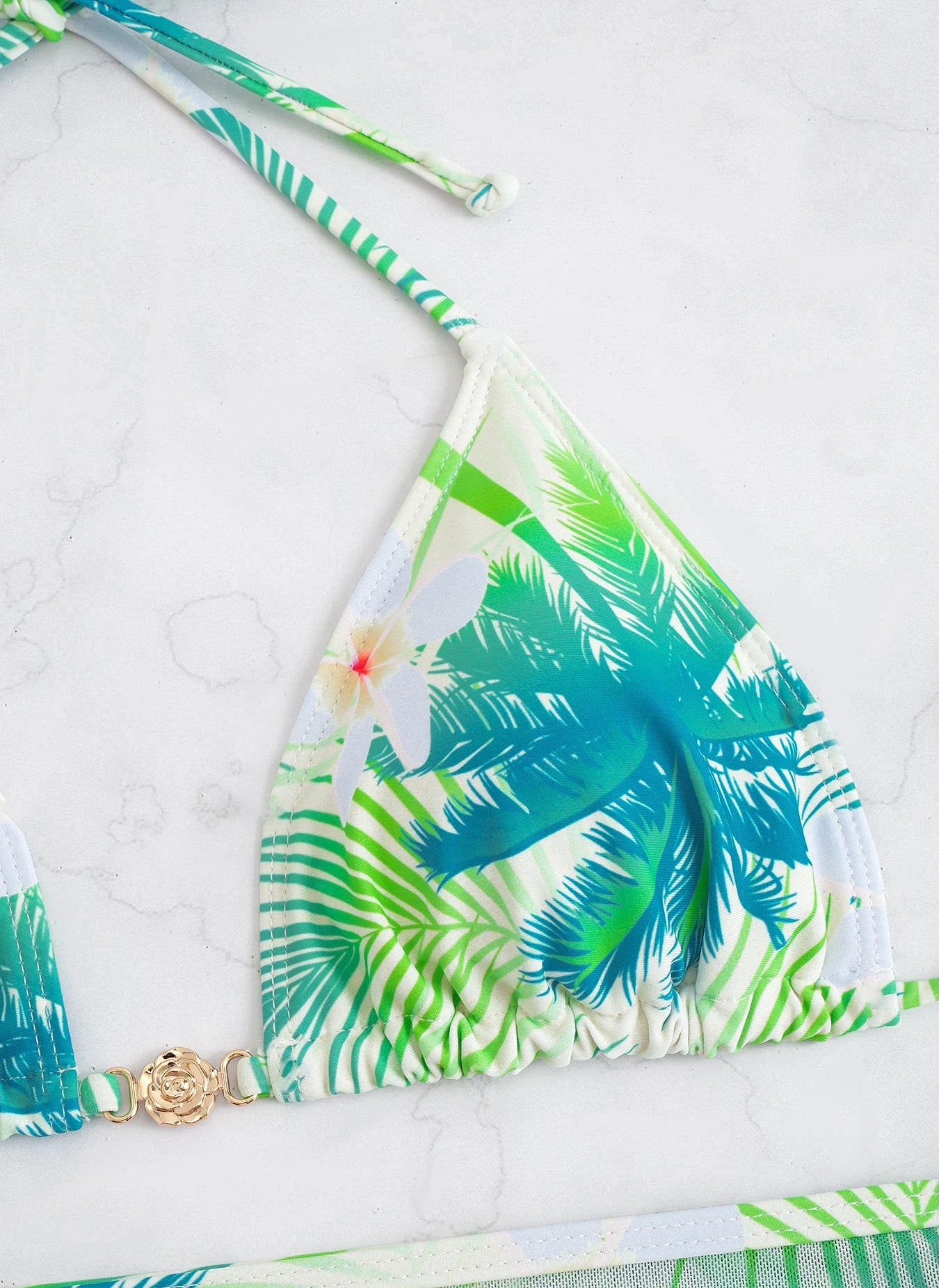 3 Pieces Halter Triangle Bikini 2026 Print Swimwear Female Sexy Swimsuit Women & Beach Skirt Bathers Bathing Swimming Swim Suit