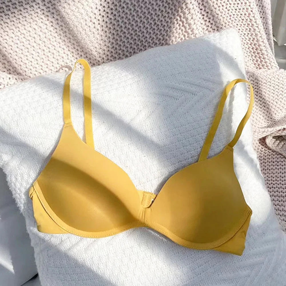Womens Bra Wireless Gather Lingerie Sexy Bralette Underwear Development Stage Bras BH Tops Size AAA AA A B Cup