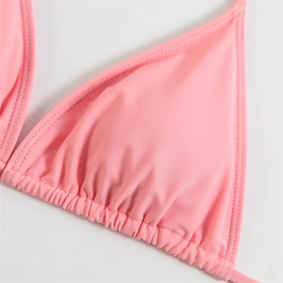 S - XL Striped Long Sleeve Cover Up Bikini Female Swimsuit Women Swimwear Bather Bathing Suit Swim Three-pieces Bikini set K8128