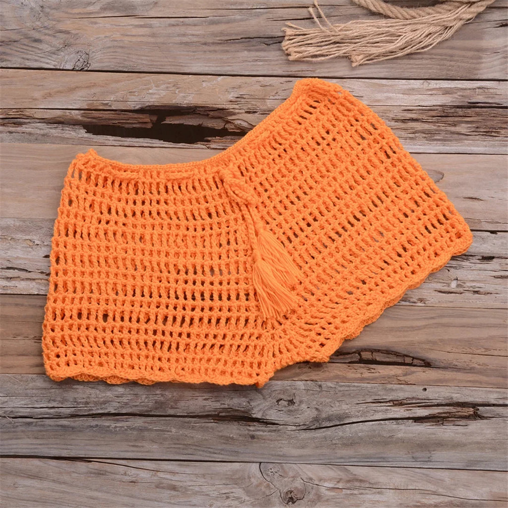 17 Colors Bikini Bottom Hollow Out Mini Shorts Swim Brief Women Swimwear Female Bather Brazilian Tanga Panties Underwear V7011