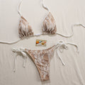 Micro Bikini Sexy Swimsuits For Women 2025 Swimwear Lace Brazilian Bikini Set Thong Biquini Swim Suits Solid Beachwear Female