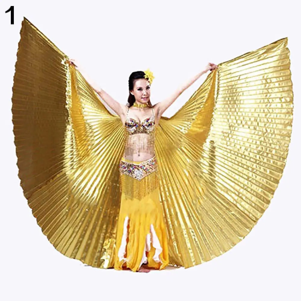 Women Fashion Egyptian Egypt Belly Dance Professional Costume Wing Belly Dance Accessories Stage Performance Wear